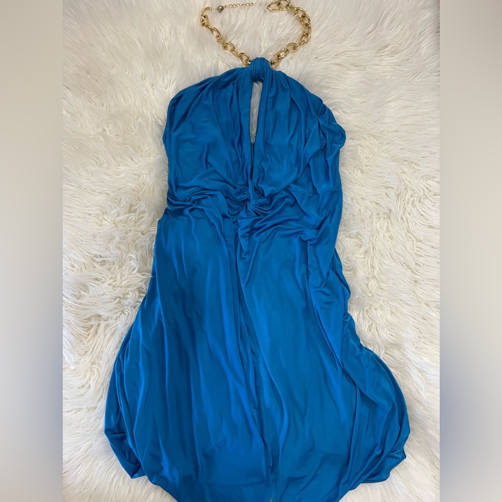 Zara blue dress